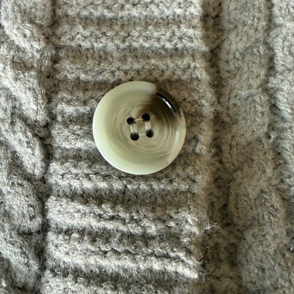 Official Taylor Swift Tortured Poets Gray Cable Knit Cardigan MD/LG Oversized - Picture 9 of 16